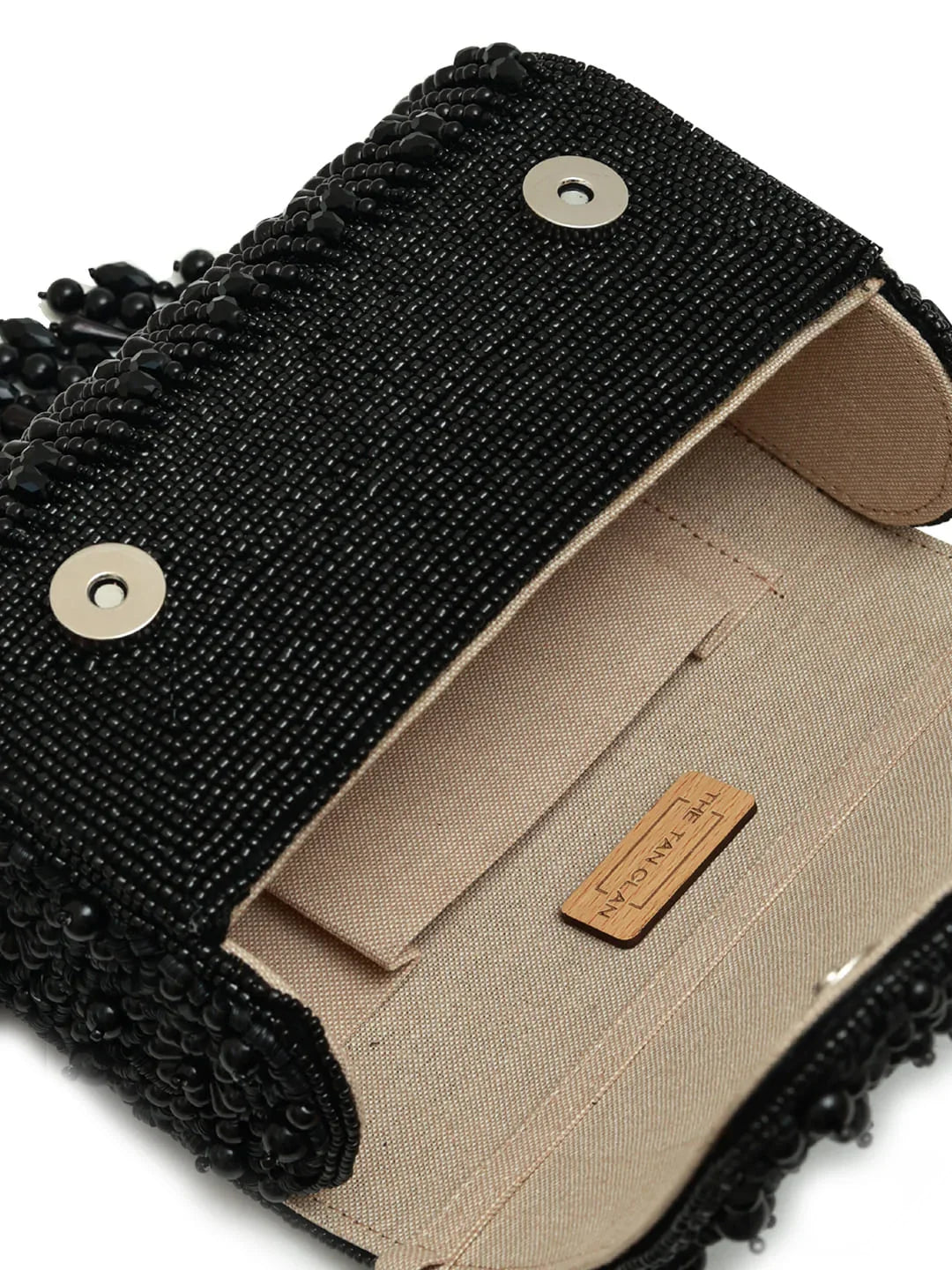 Fiona Black Flap Over Bag