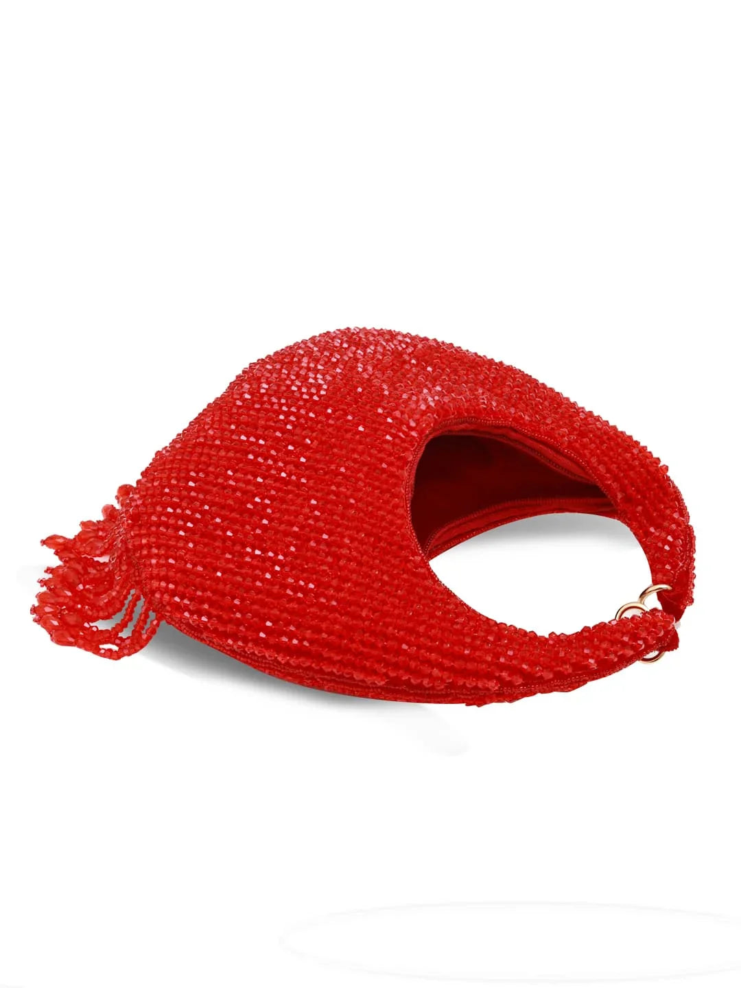 Sera Red Drop Pearls Batua Bag