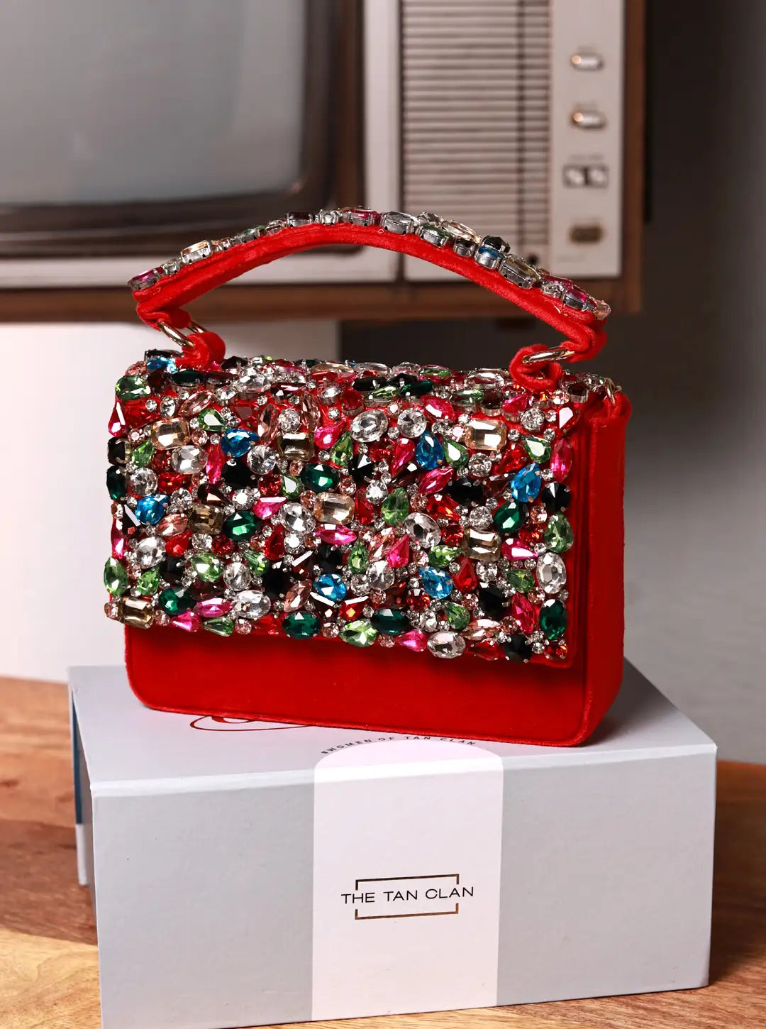 Kylie Red Flap over Bag