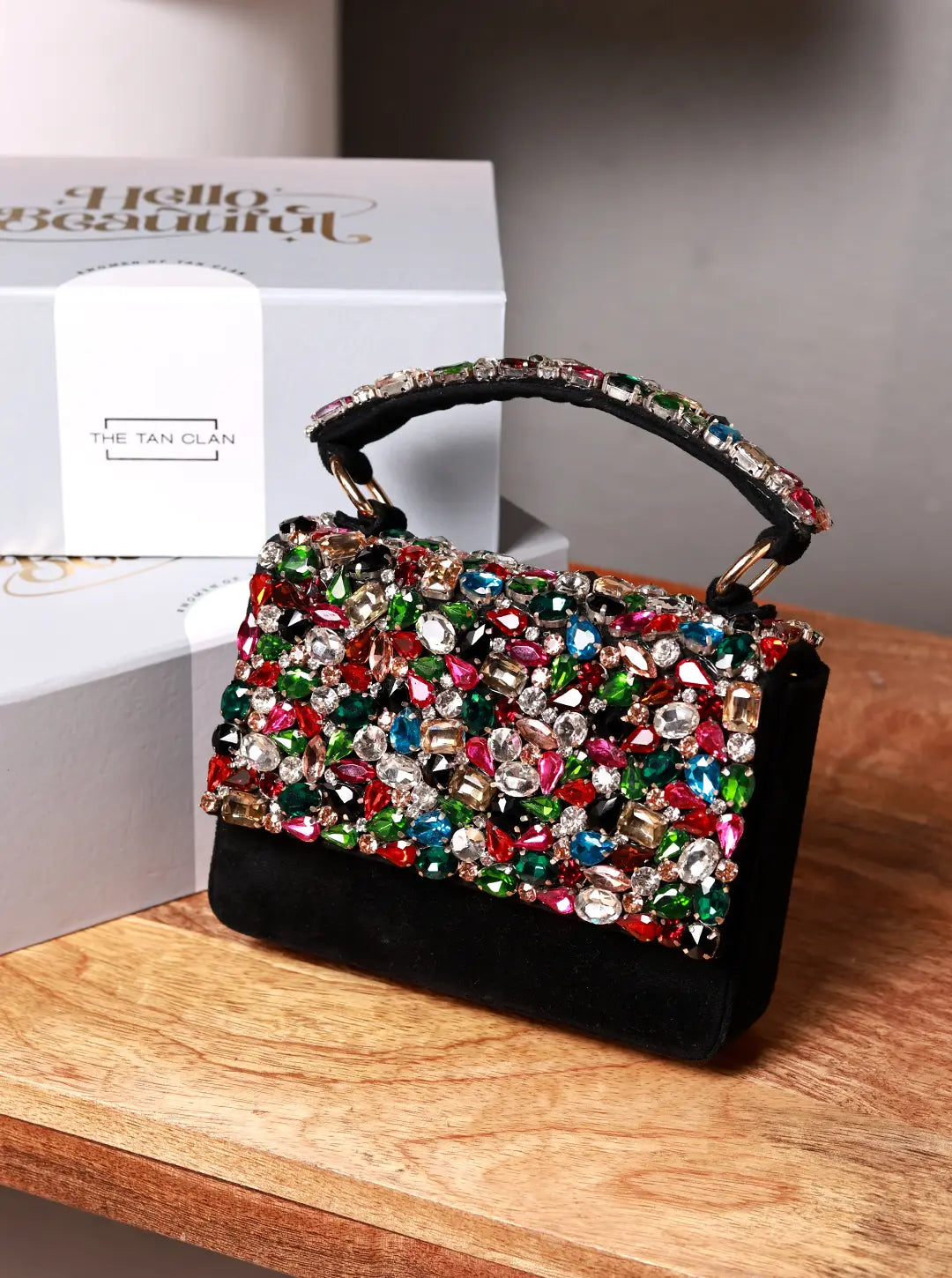 Kylie Black Flap over Bag