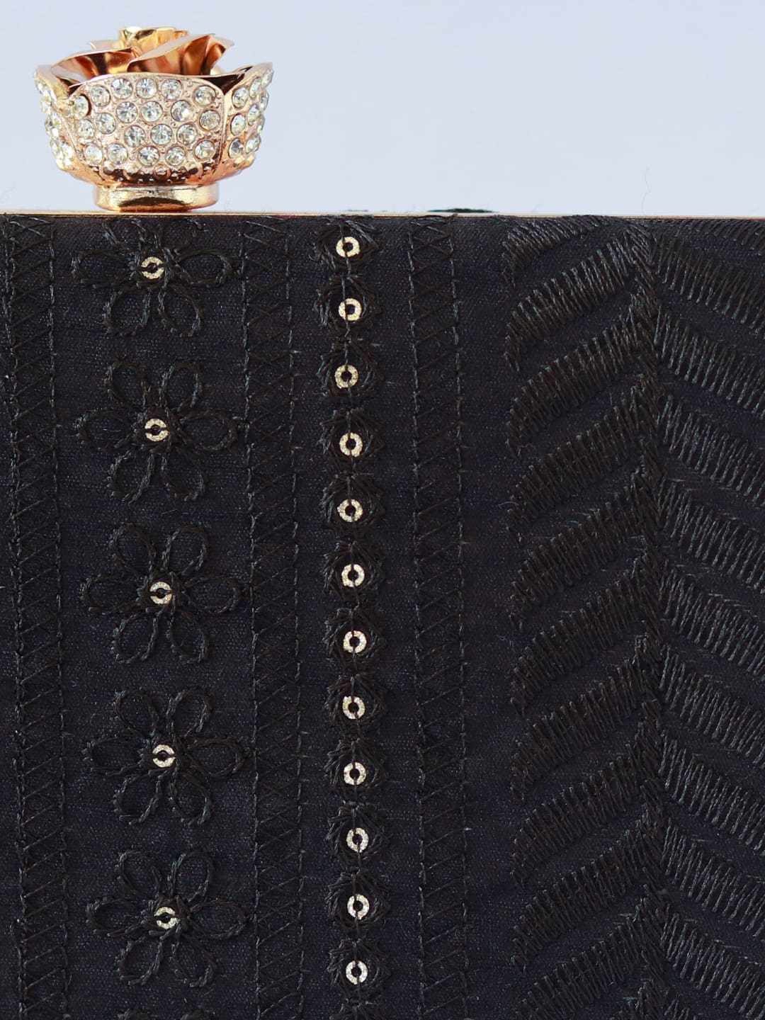 Mughal Embroidered Box Clutch