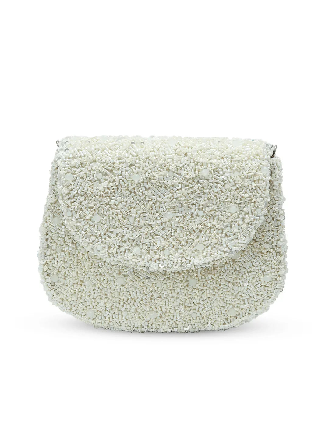 Textured pouch on a white background