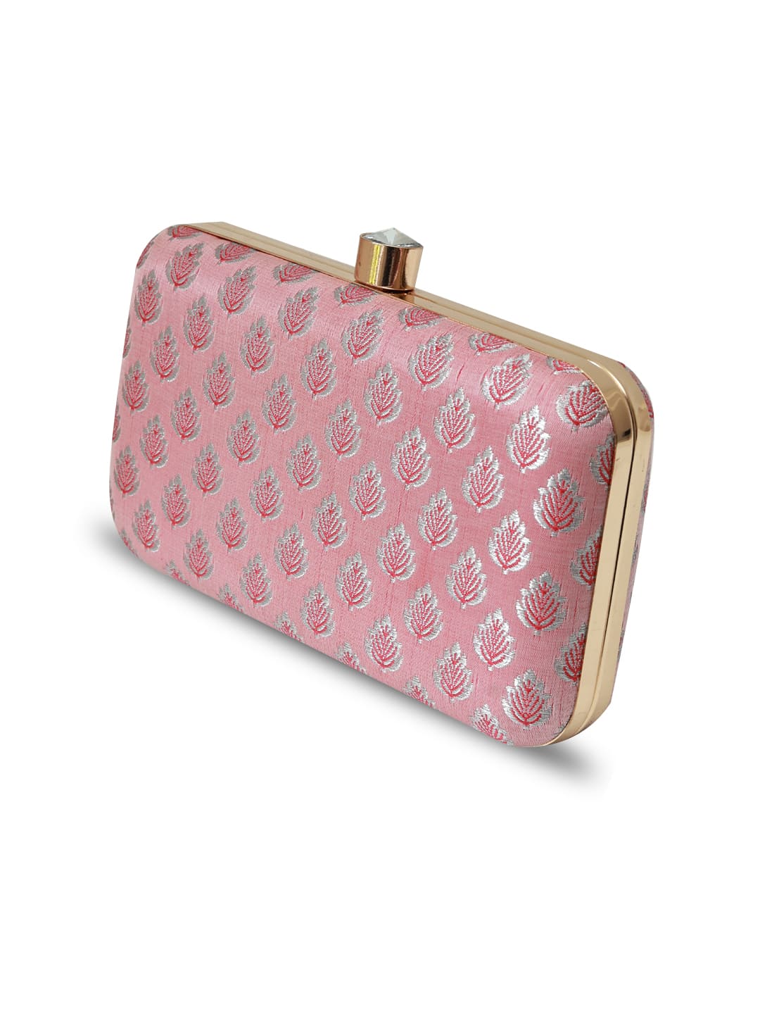 Classic Pink Box Clutch