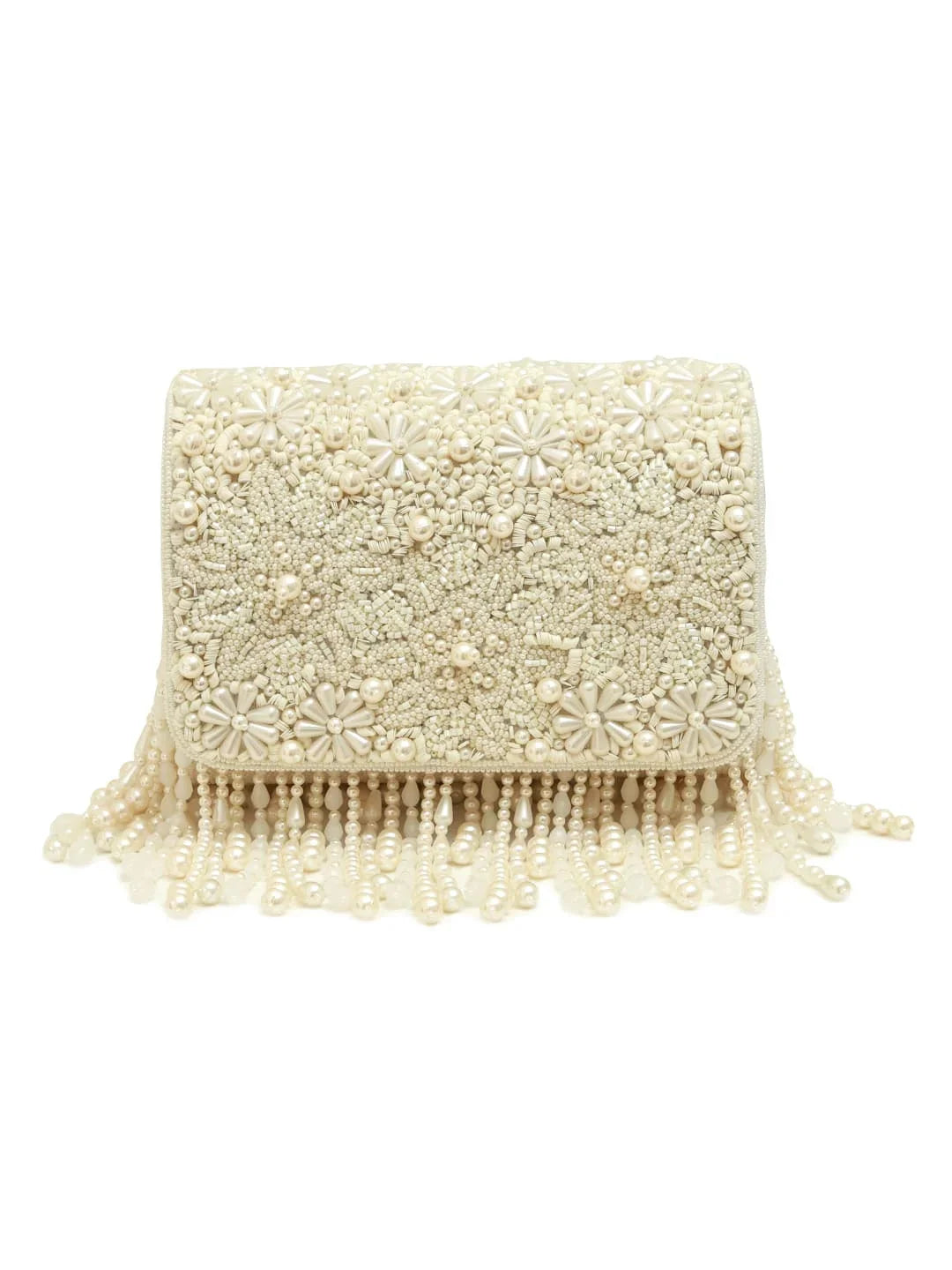 Fiona White Flap Over Bag