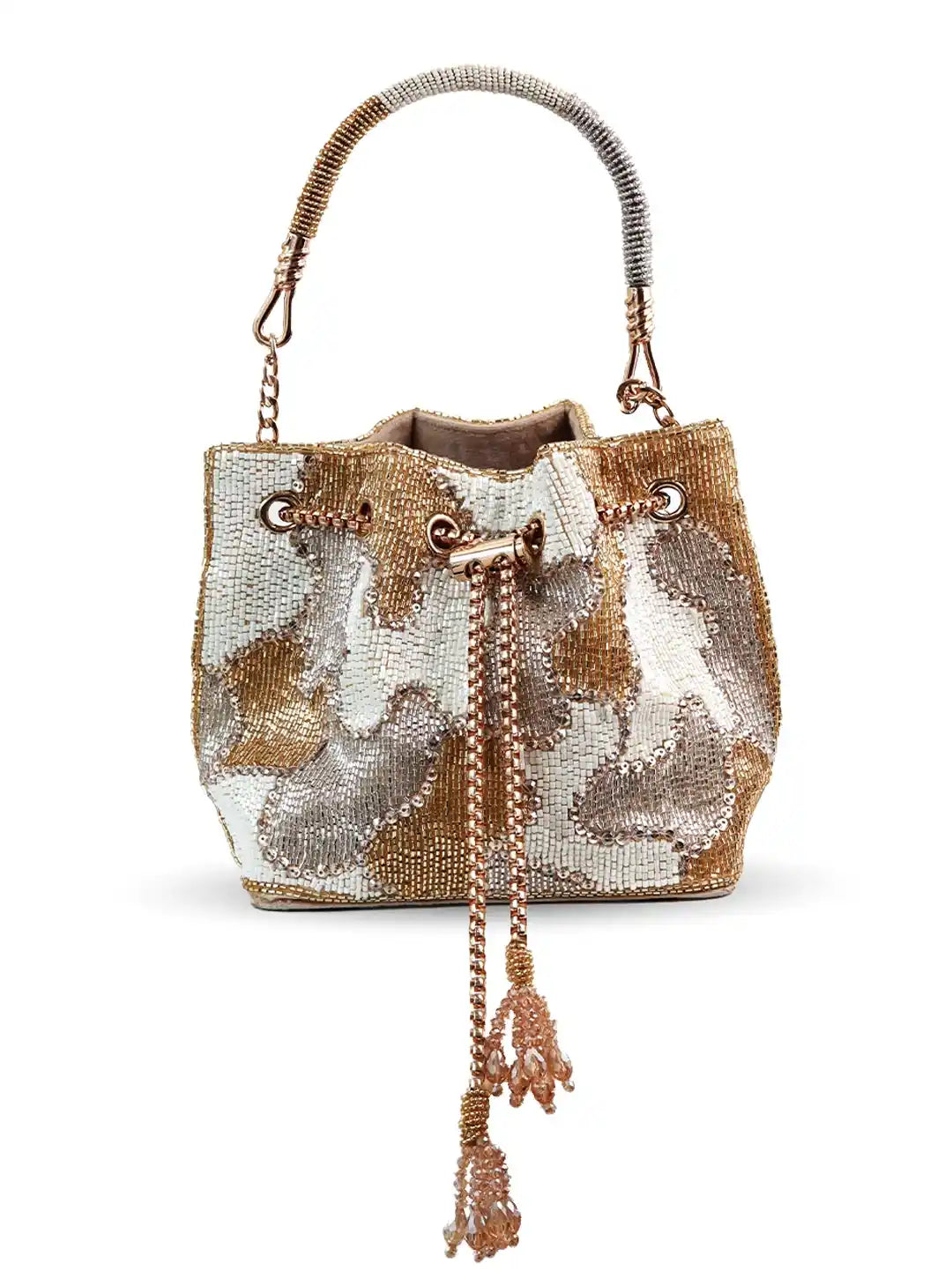 Terra White Bucket Bag