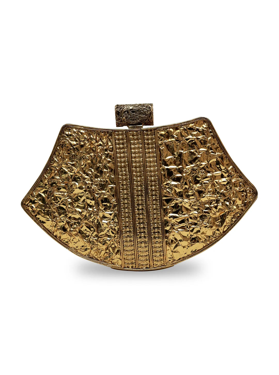 Lynn Golden Brass Clutch