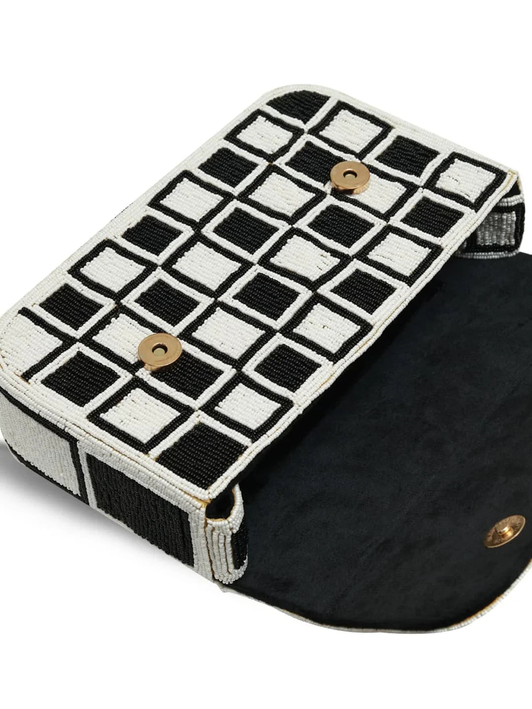Blake Checkered Shoulder Bag