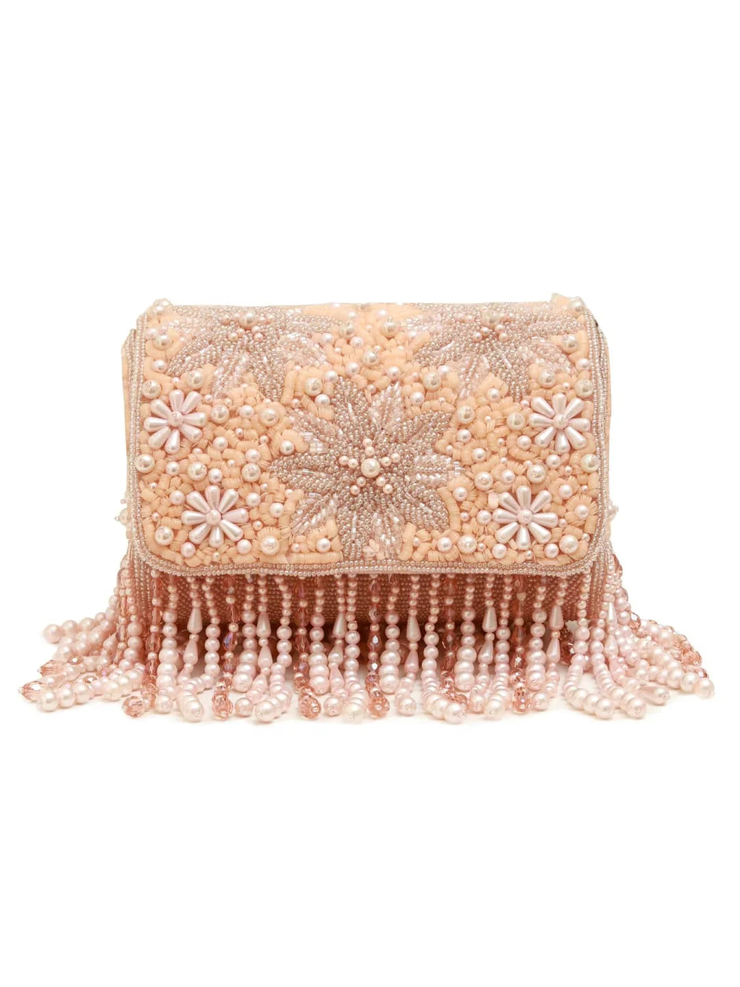 Fiona Peach Flap Over Bag