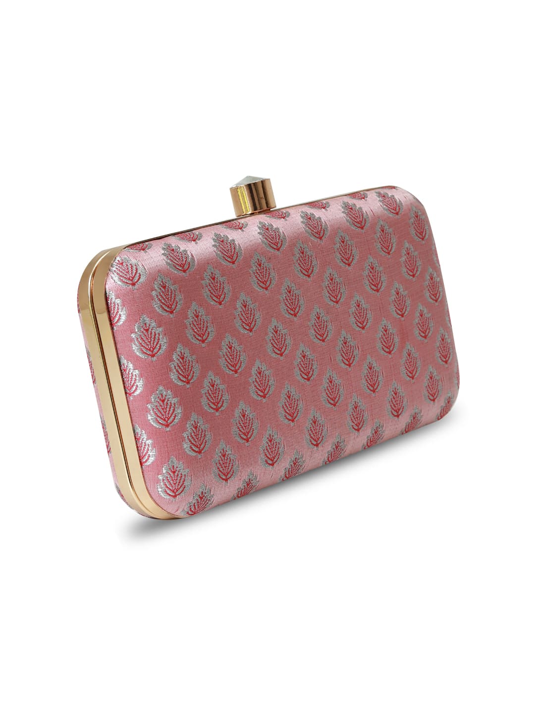Classic Pink Box Clutch