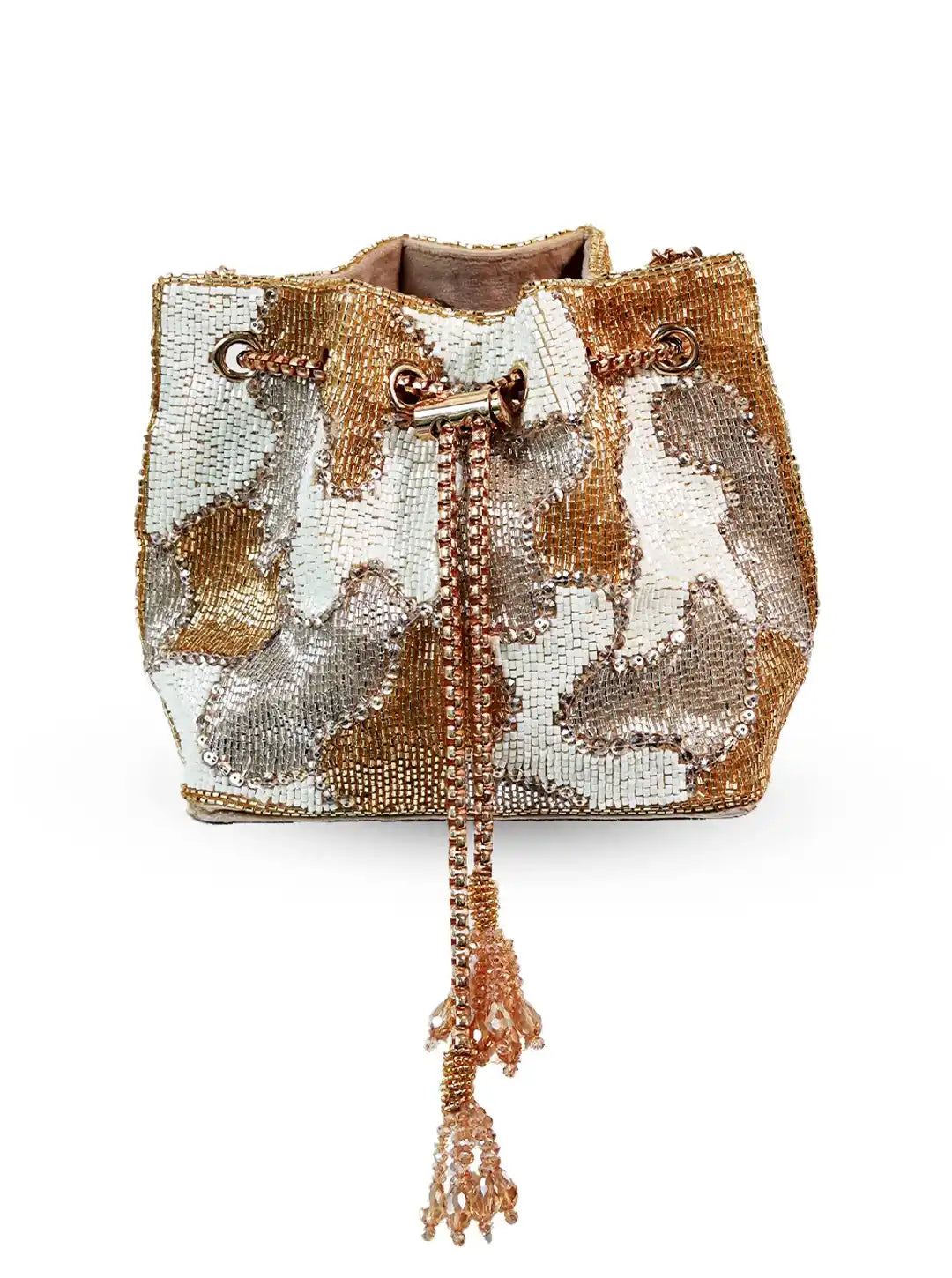 Terra White Bucket Bag