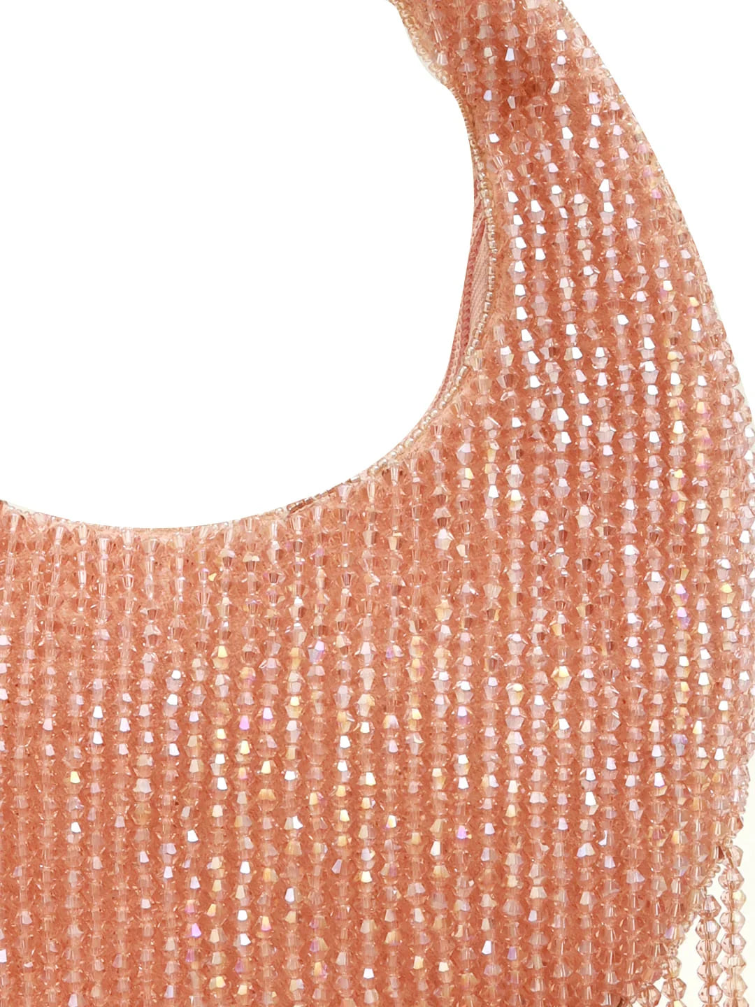 Sera Peach Drop Pearls Batua Bag