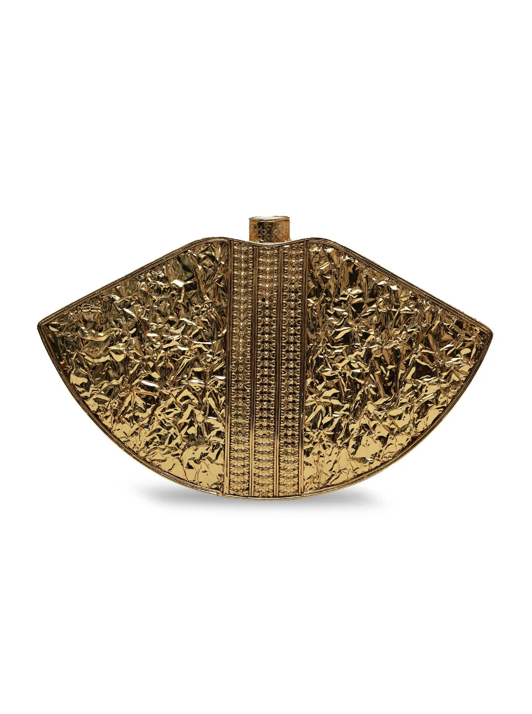 Zuri Mother of Pearl Brass Clutch