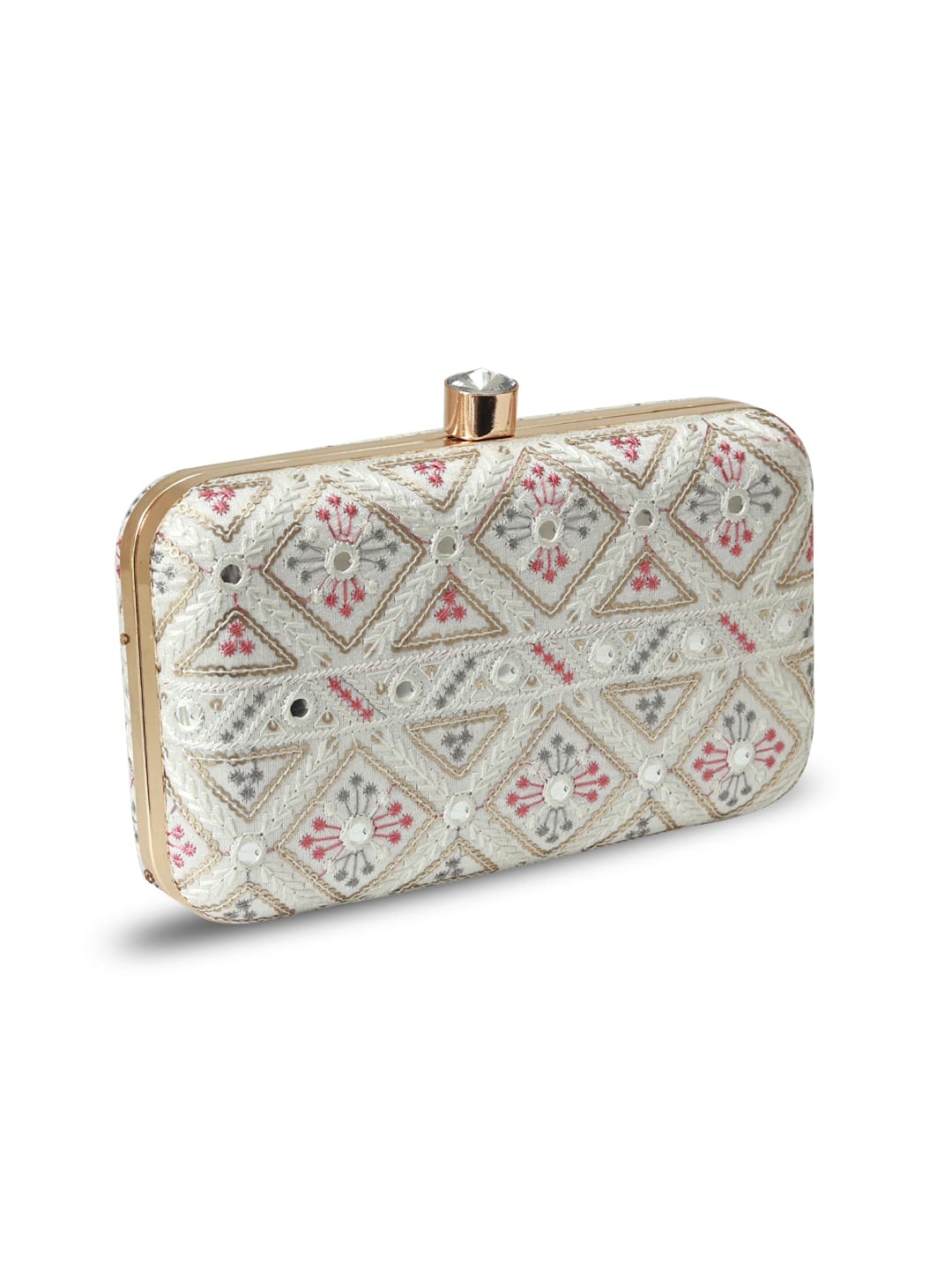 Ariba White Box Clutch