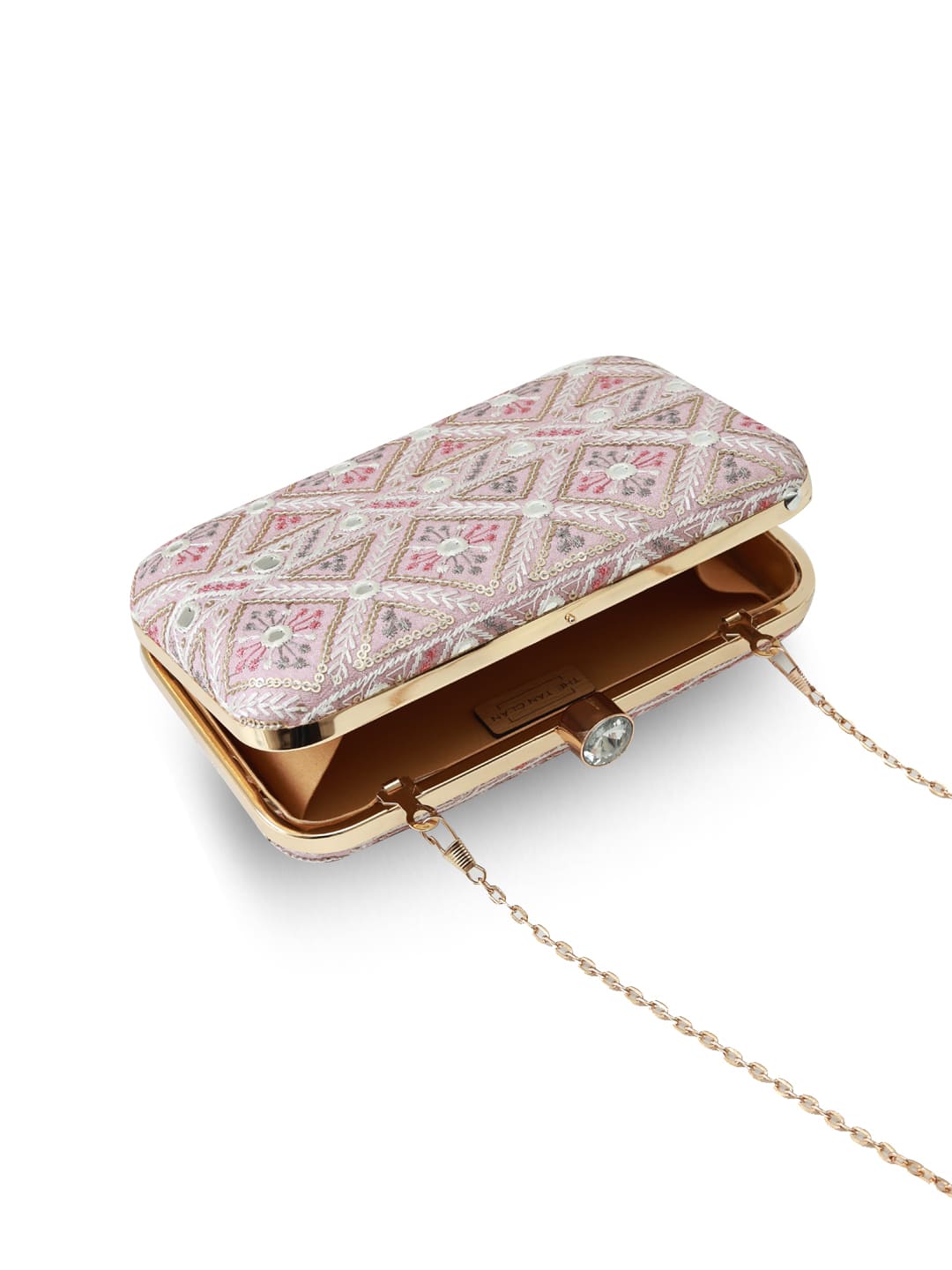 Ariba Pink Box Clutch