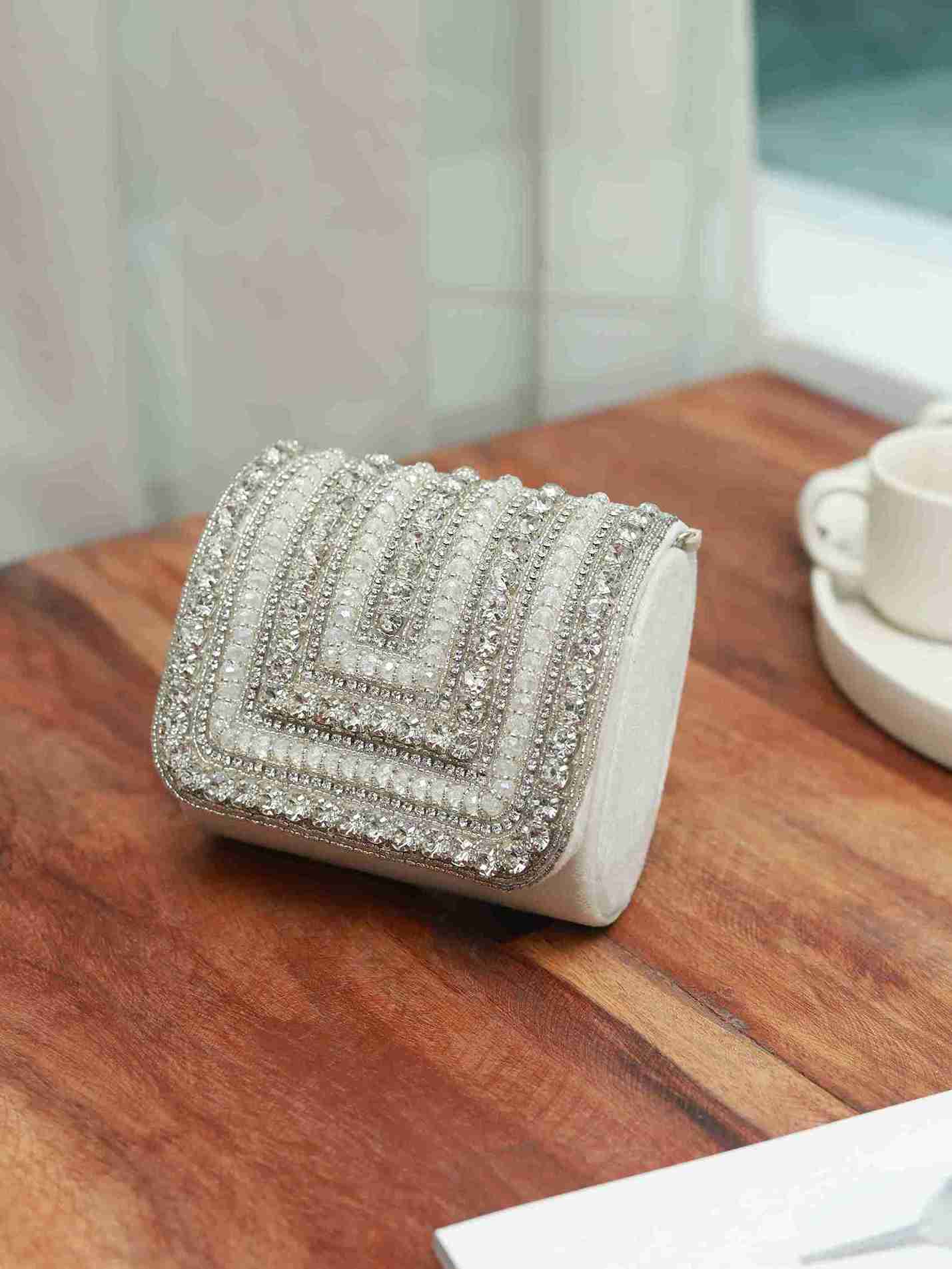 Nysa Mini Bag with Embroidered Handle