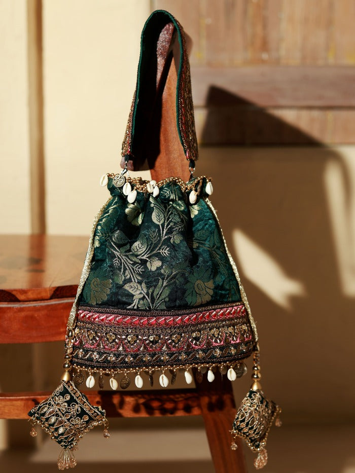 Kashvi Drawstring Bag with Detachable Handle