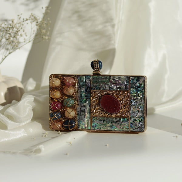 Disha Mother of Pearl Clutch
