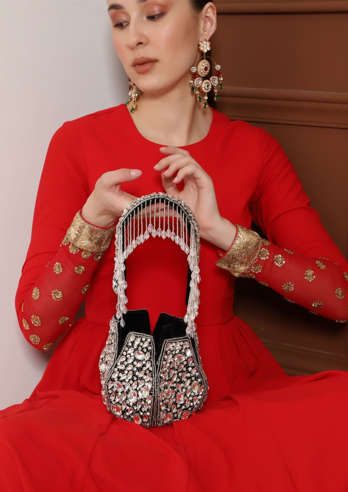 Jhalak Drawstring Bag with Handle