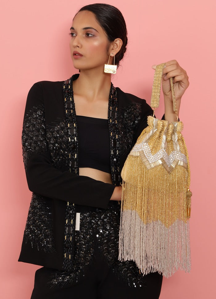 Jhoomar Drawstring Bag with Handle