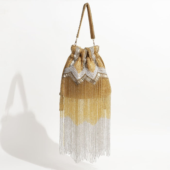 Jhoomar Drawstring Bag with Handle