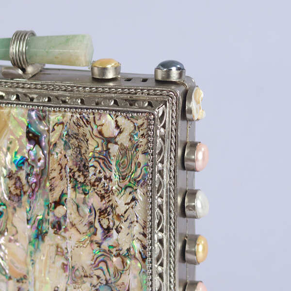 Salma Mother of Pearl Clutch
