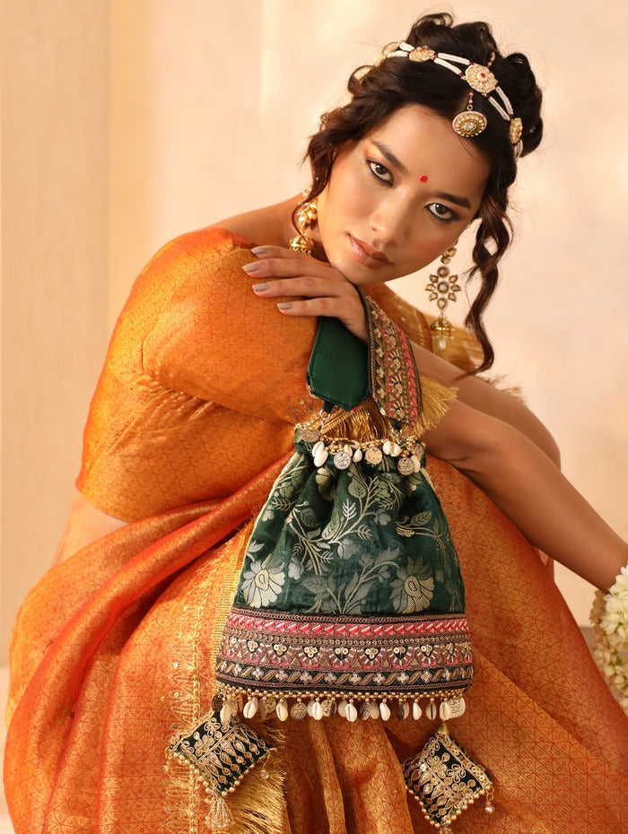 Kashvi Drawstring Bag with Detachable Handle