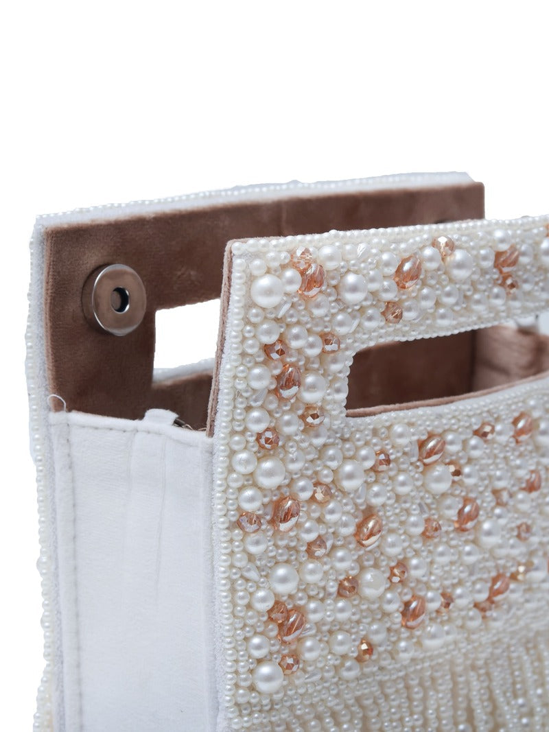 Ruby Embellished Flap over Clutch Bag