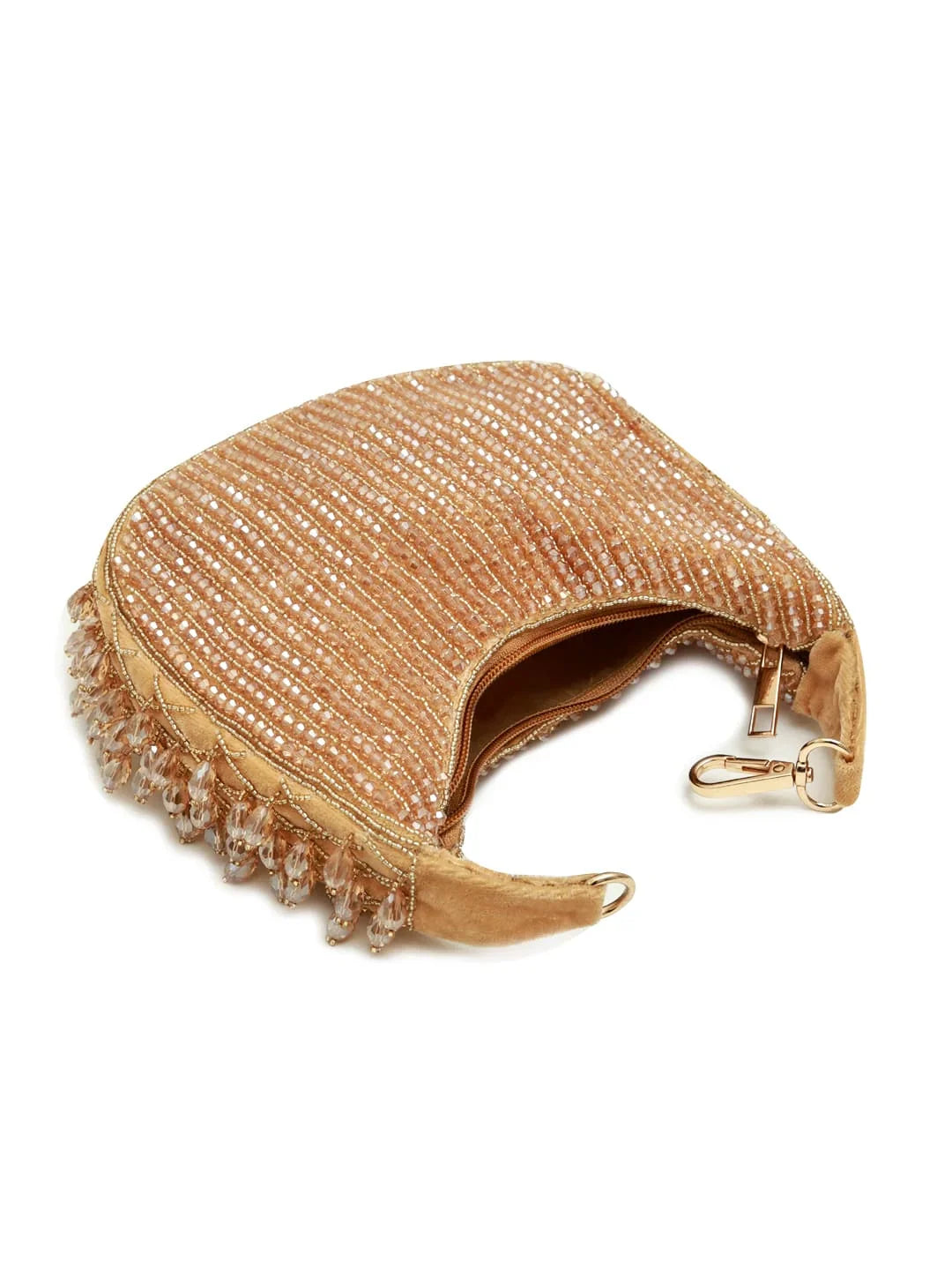 Sera Golden Drop Pearls Batua Bag