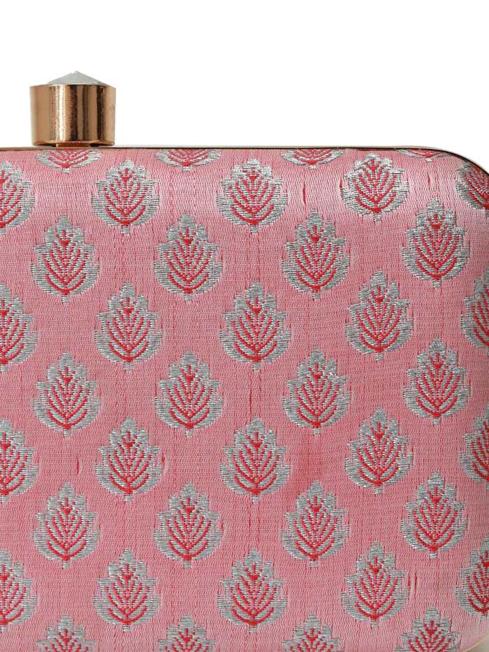 Classic Pink Box Clutch