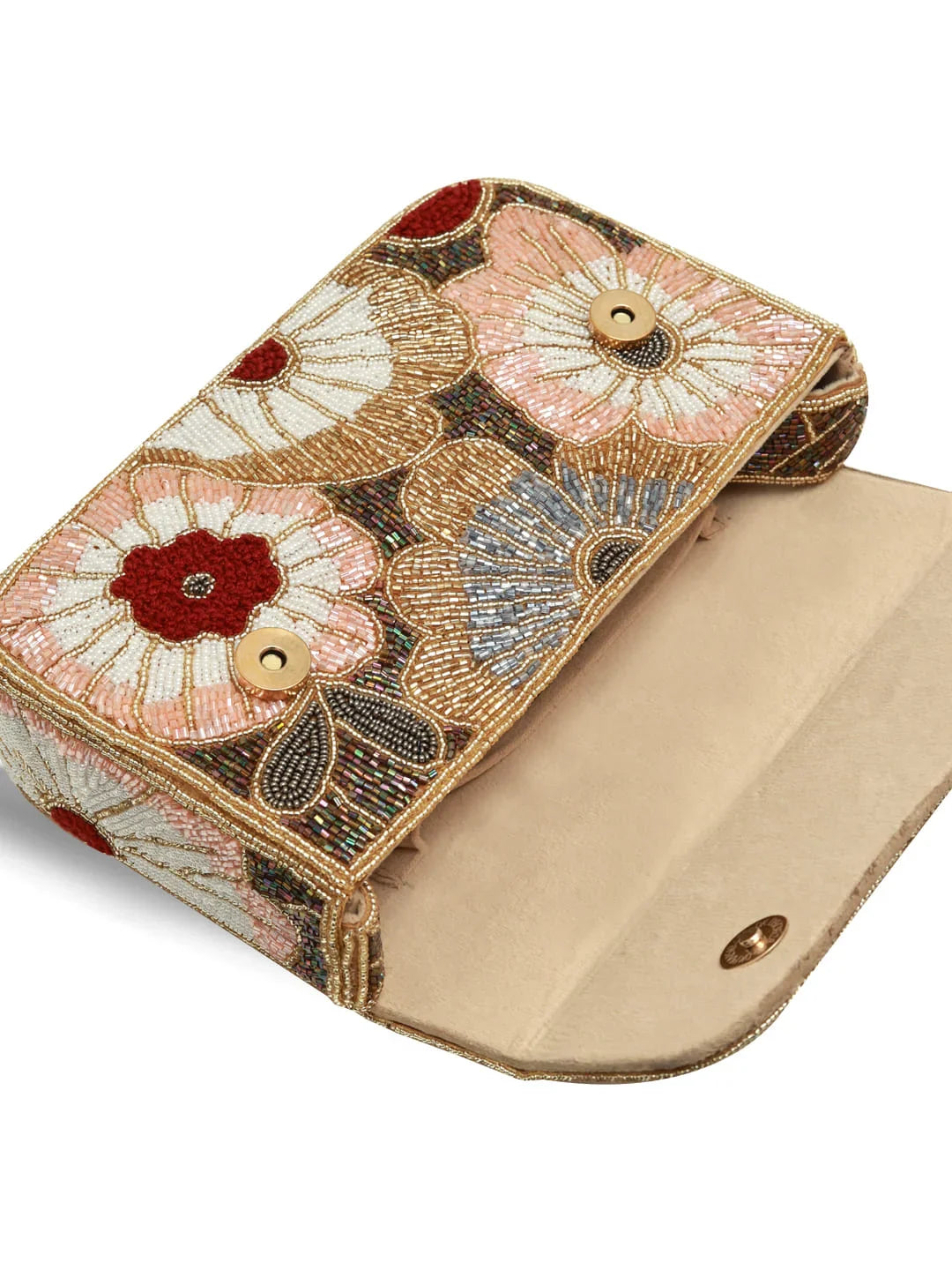 Daisy Red  Floral Shoulder Bag