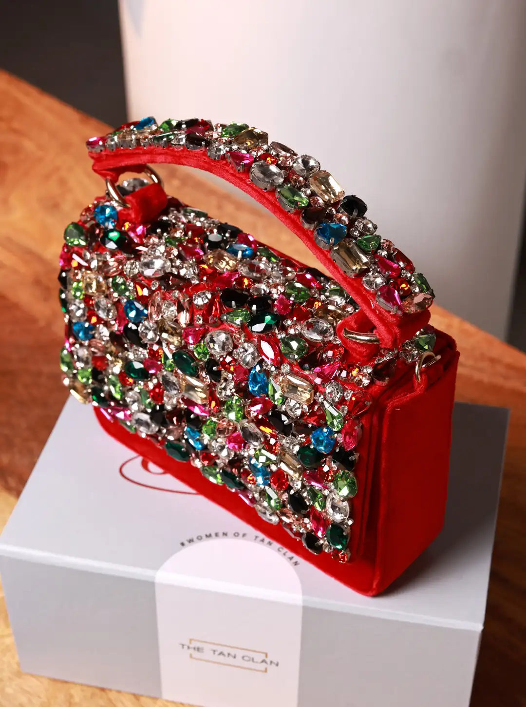 Kylie Red Flap over Bag