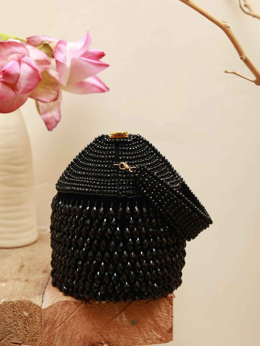 Emma Round Embellished Bag with Handle