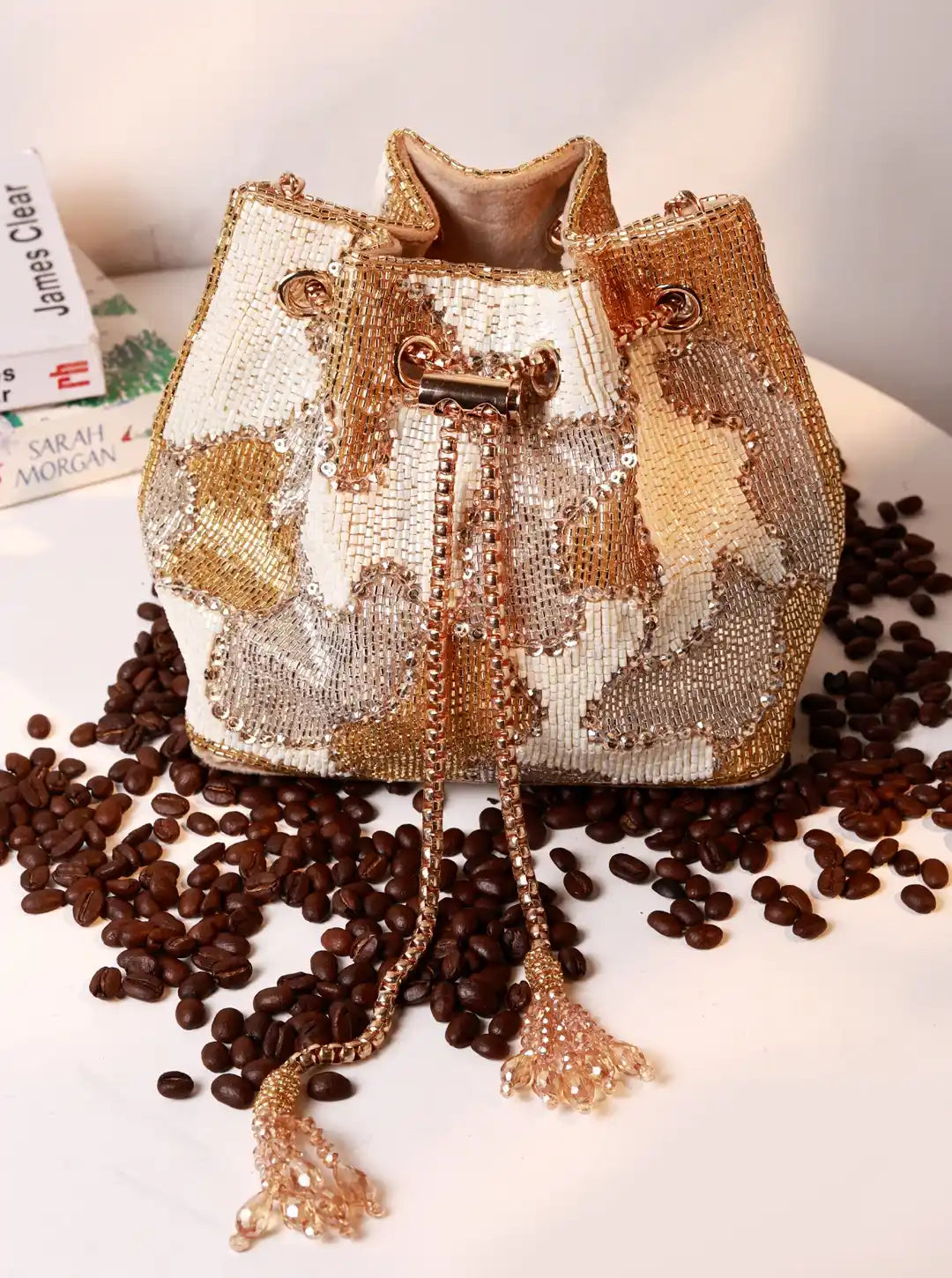 Terra White Bucket Bag