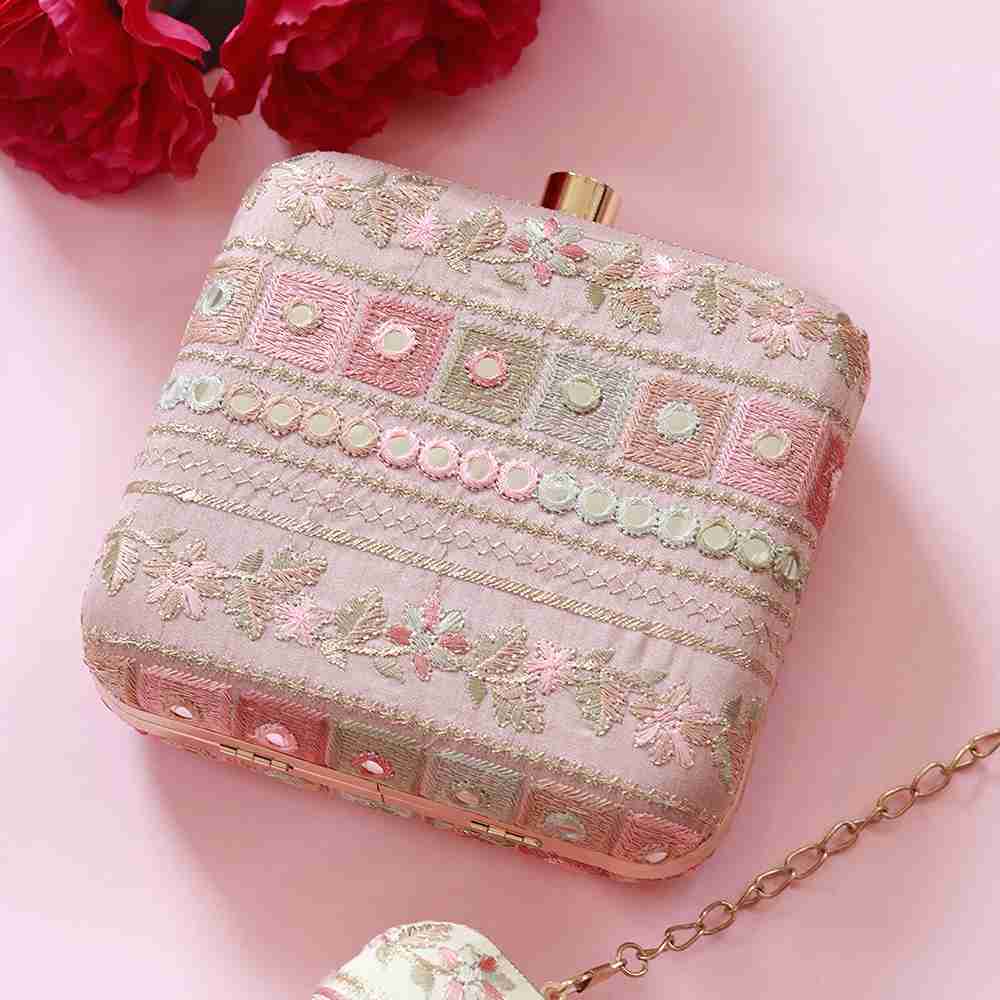 Phulwaari Floral Box Clutch