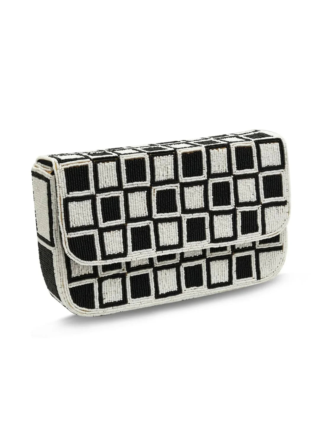 Blake Checkered Shoulder Bag