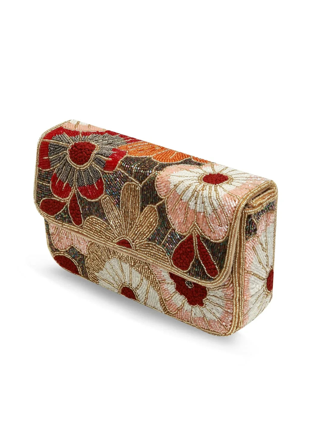 Daisy Red  Floral Shoulder Bag