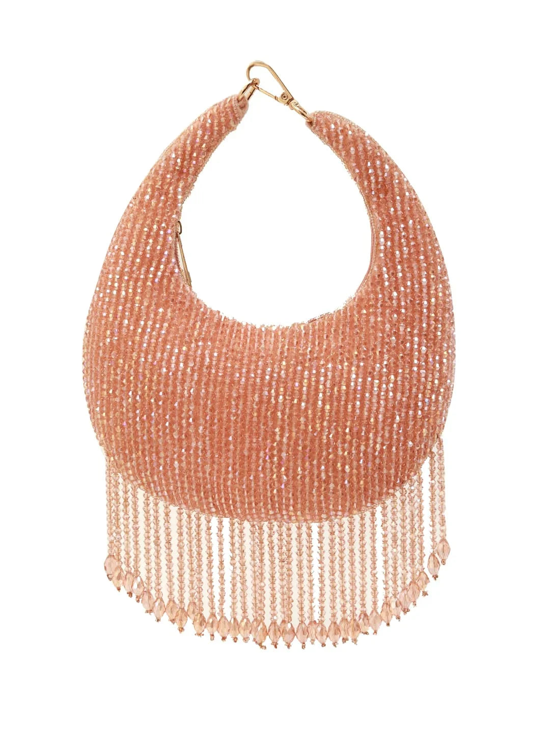 Sera Peach Drop Pearls Batua Bag