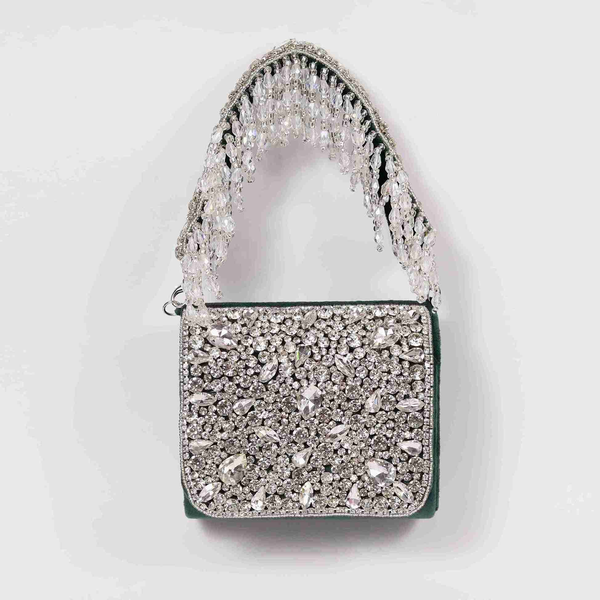 Grace Mini Bag with Embroidered Handle