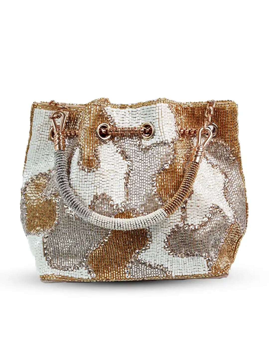 Terra White Bucket Bag