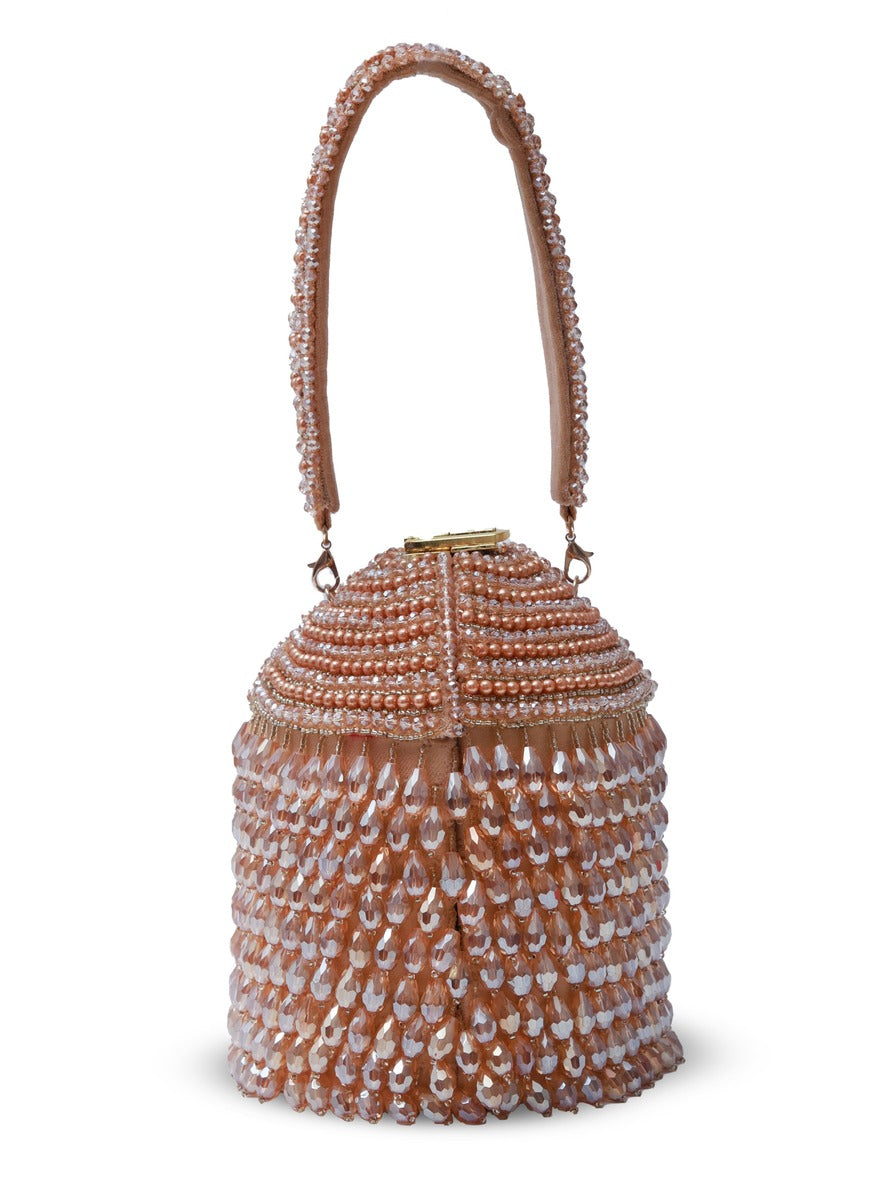 Emma Round Embellished Bag with Handle