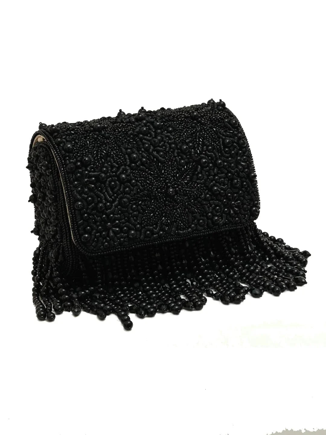 Fiona Black Flap Over Bag