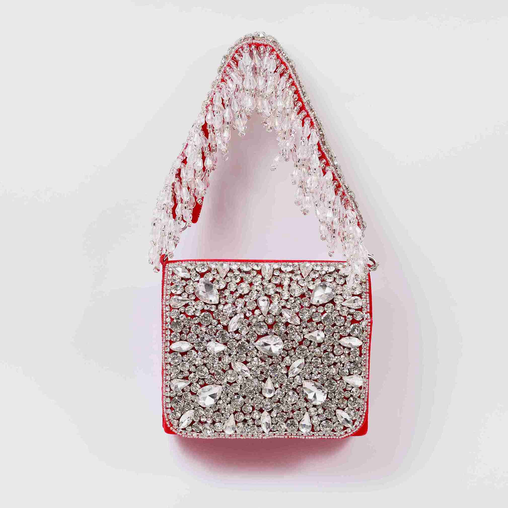 Grace Mini Bag with Embroidered Handle