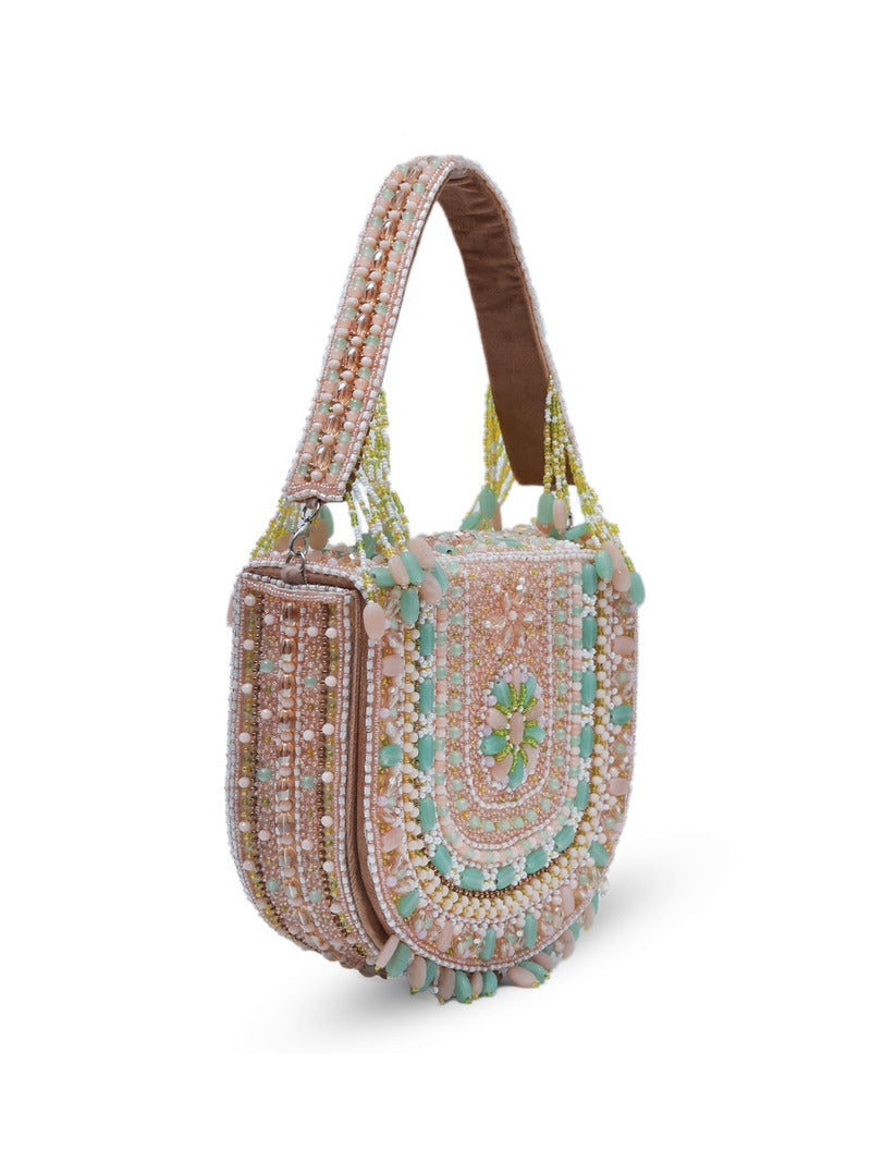 Amulya Flap Over Bag with Handle