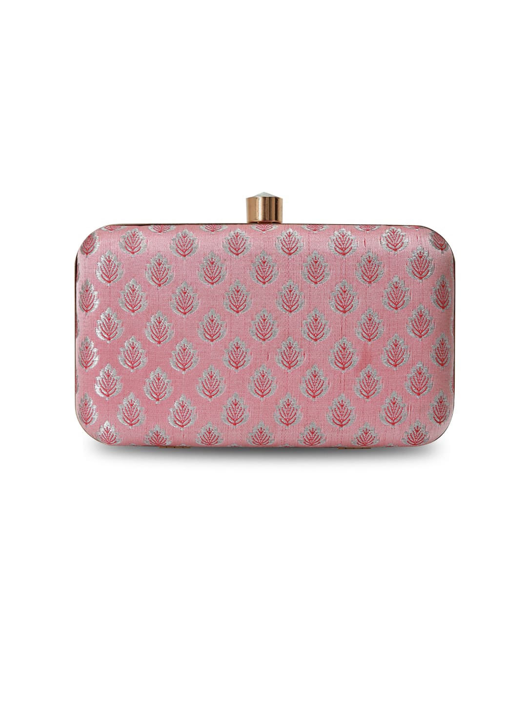 Classic Pink Box Clutch