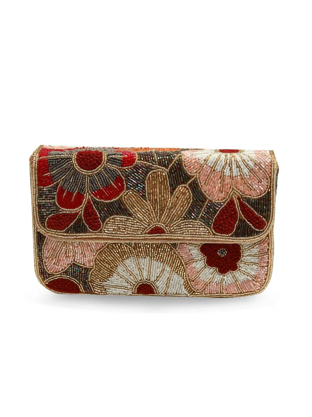 Daisy Red  Floral Shoulder Bag