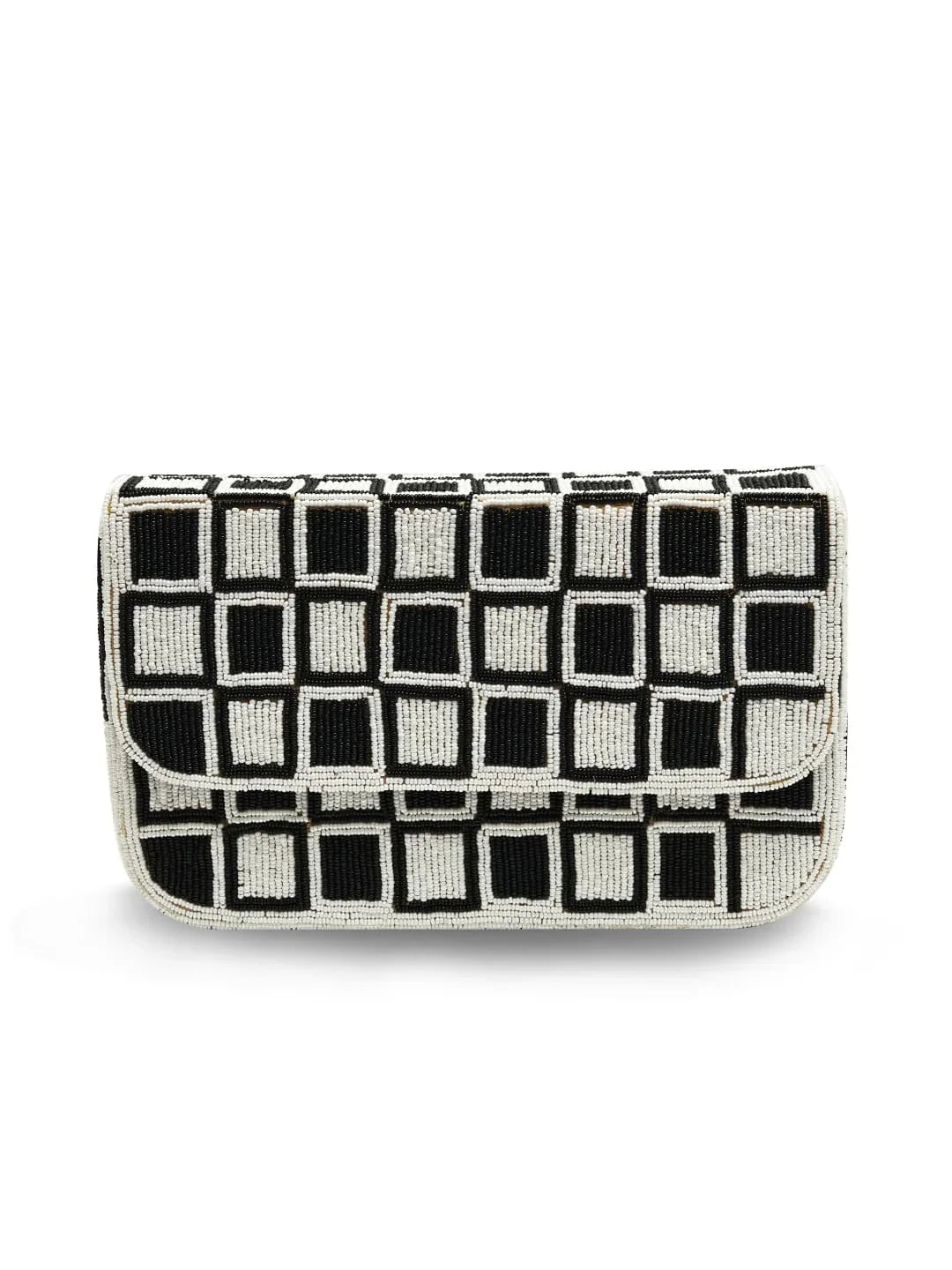 Blake Checkered Shoulder Bag