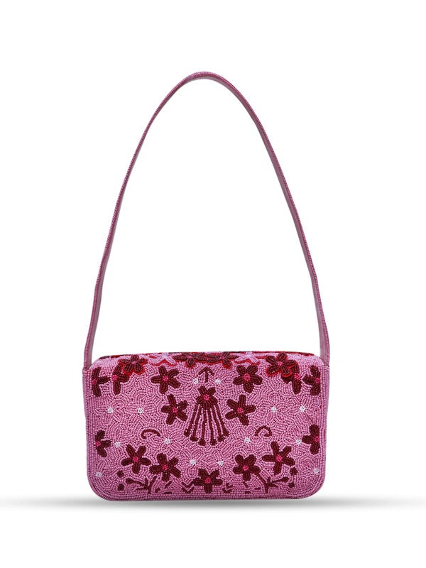 Orchid Baguette Bag with Handle