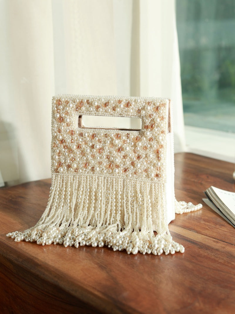 Ruby Embellished Flap over Clutch Bag