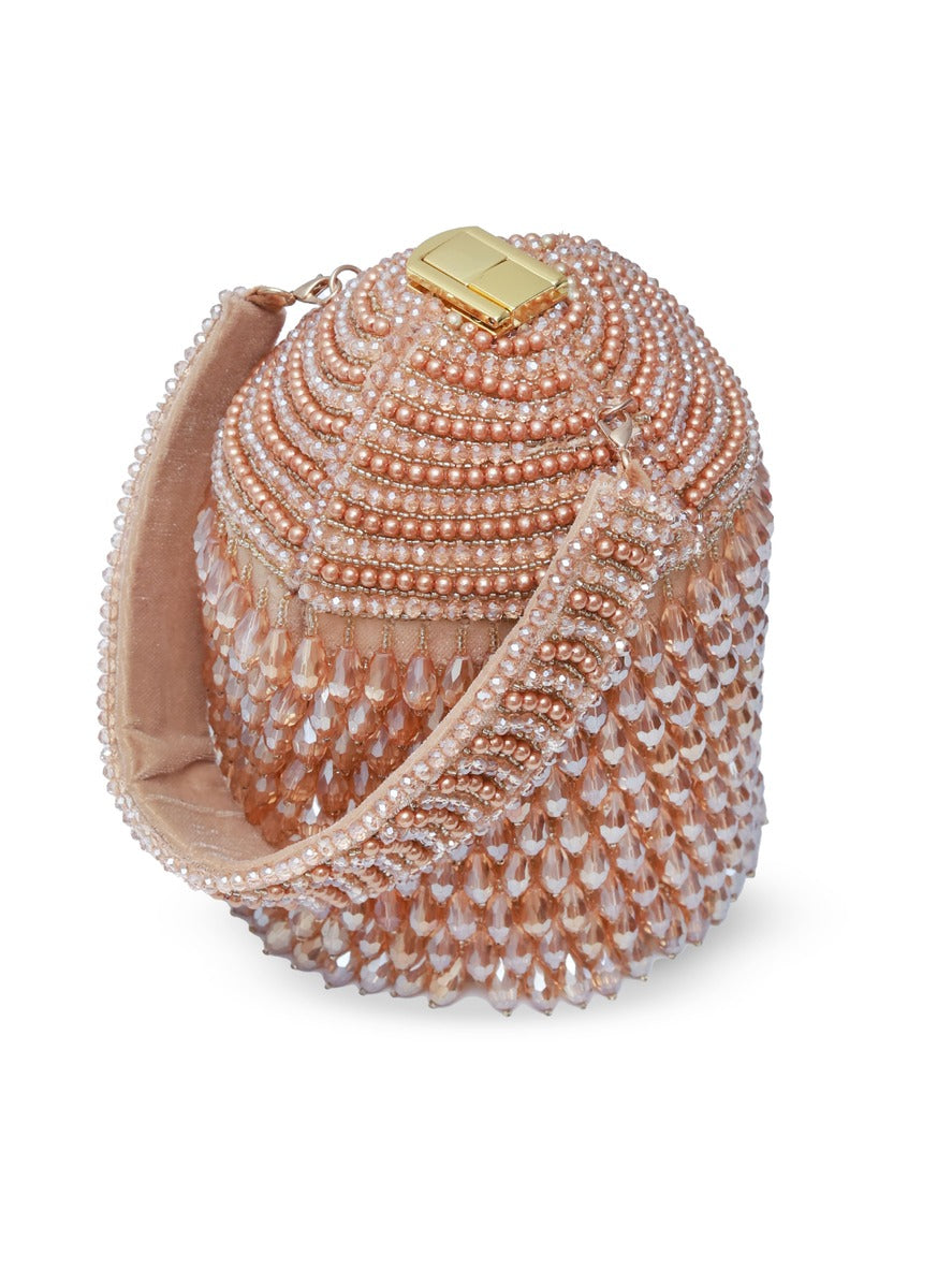 Emma Round Embellished Bag with Handle