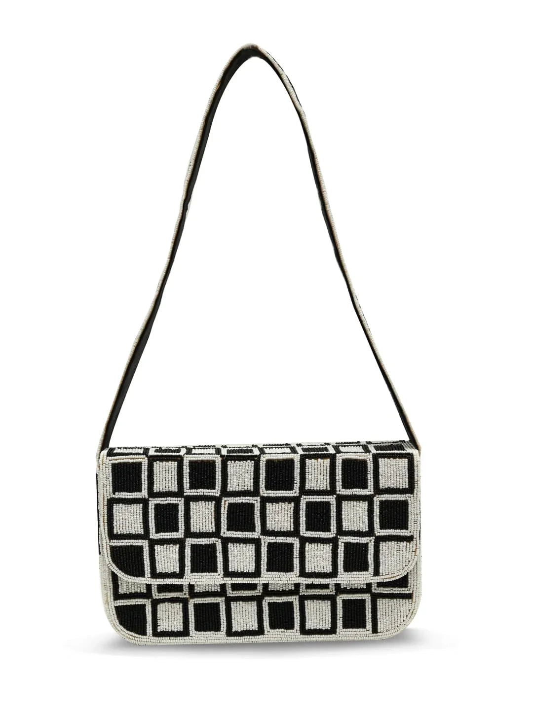 Blake Checkered Shoulder Bag